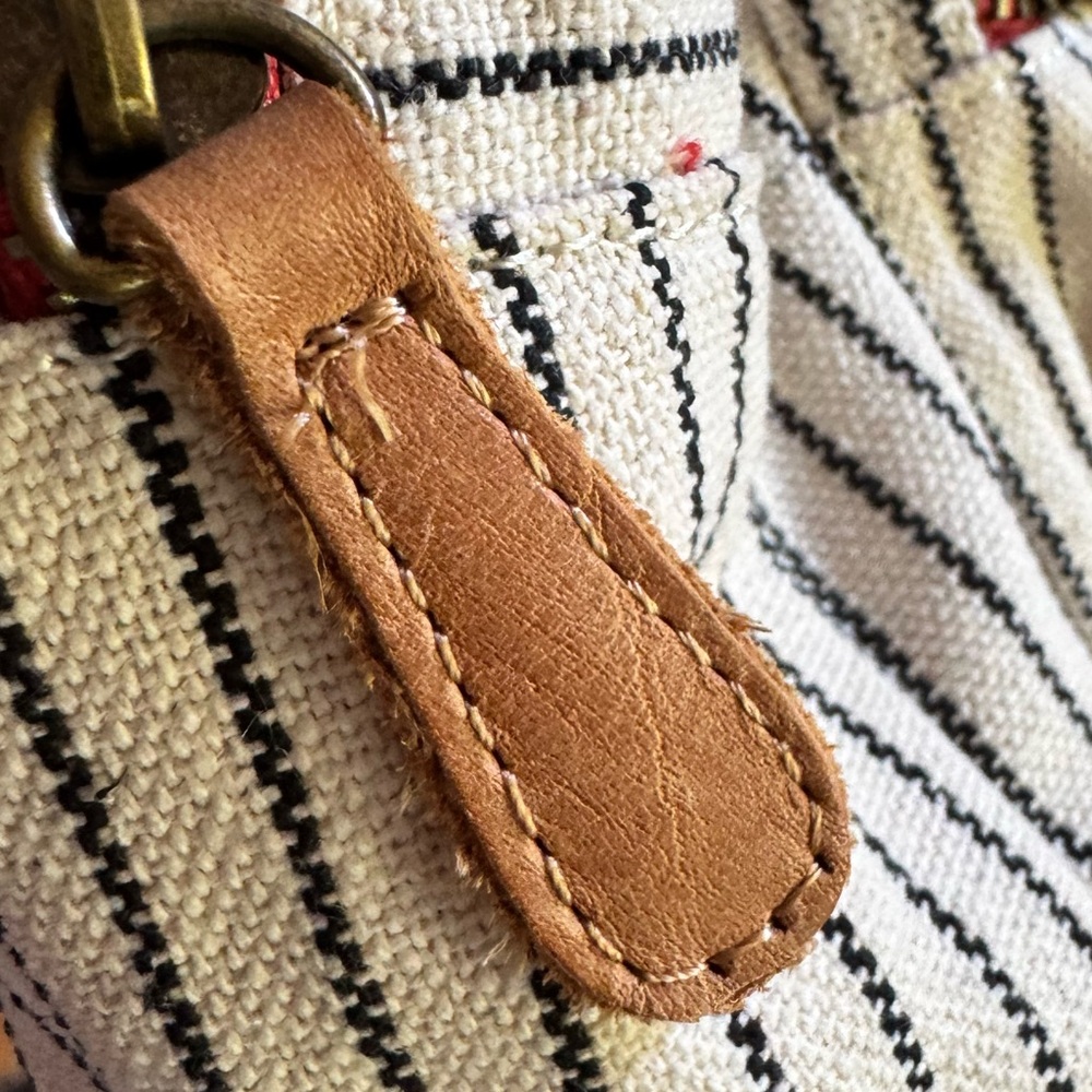 Hearth & Hand from Magnolia Striped Mini Canvas Backpack - Picture 5 of 7